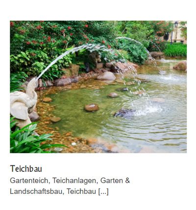 Teichbau Gartenteiche Teichanlagen in  Heilbronn